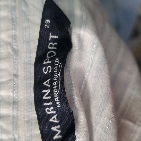 Marina Rinaldi Sport Long sleeves Striped Blouse Tops Size XL - Picture 7 of 11